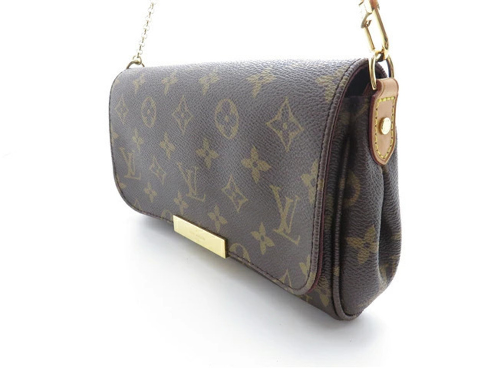 Louis Vuitton Shoulder Favorite Bag Monogram Brown